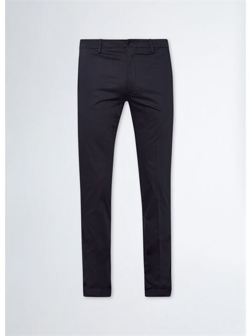 PANTA CHINO SUPER SLIM ROBRASO LIU JO | M124P301ROBRASO/DARK BLUE 701